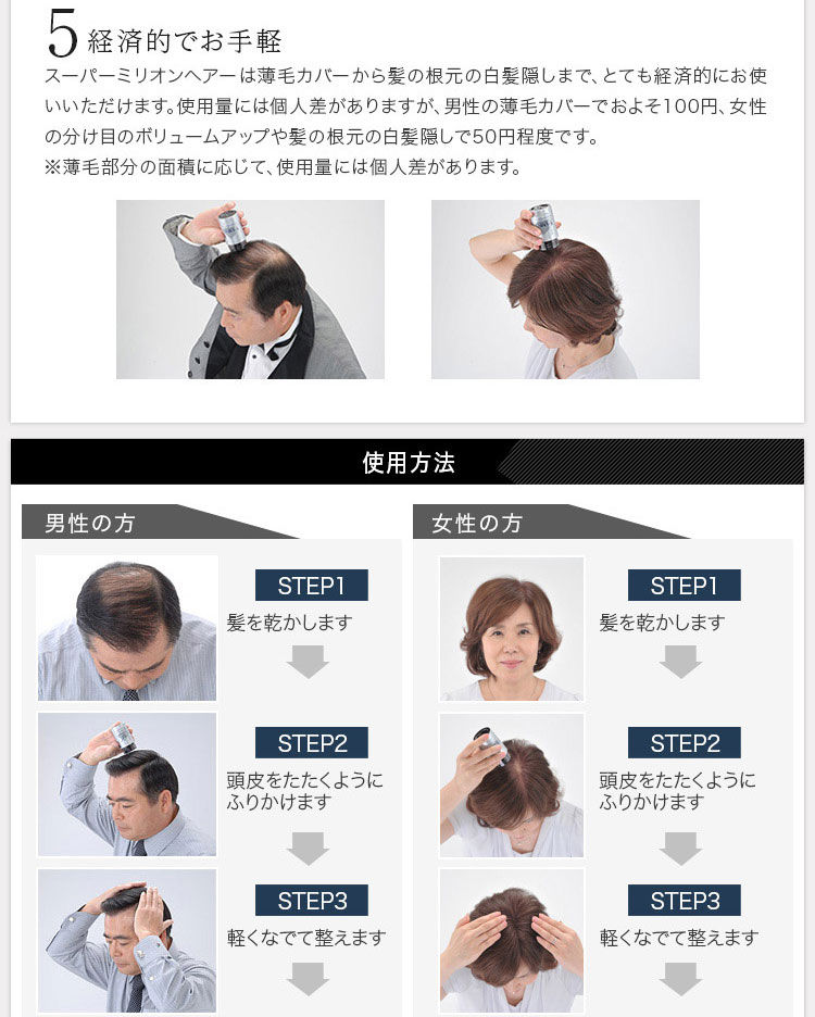 楽天24エクスプレス｜スーパーミリオンヘアー ダークブラウン 30g