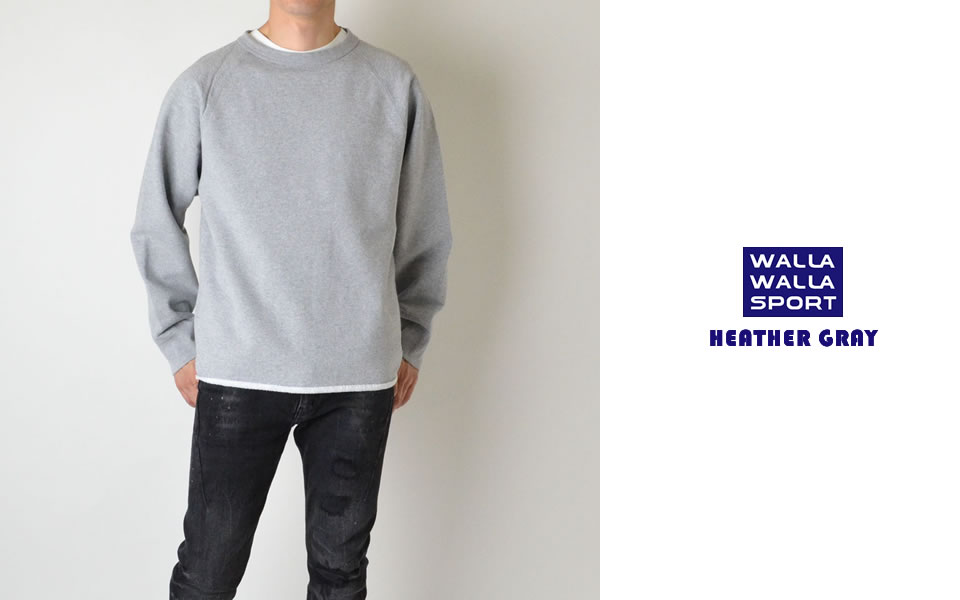 楽天市場】WALLA WALLA SPORT ワラワラスポーツ 13oz CREW SWEAT SHIRT