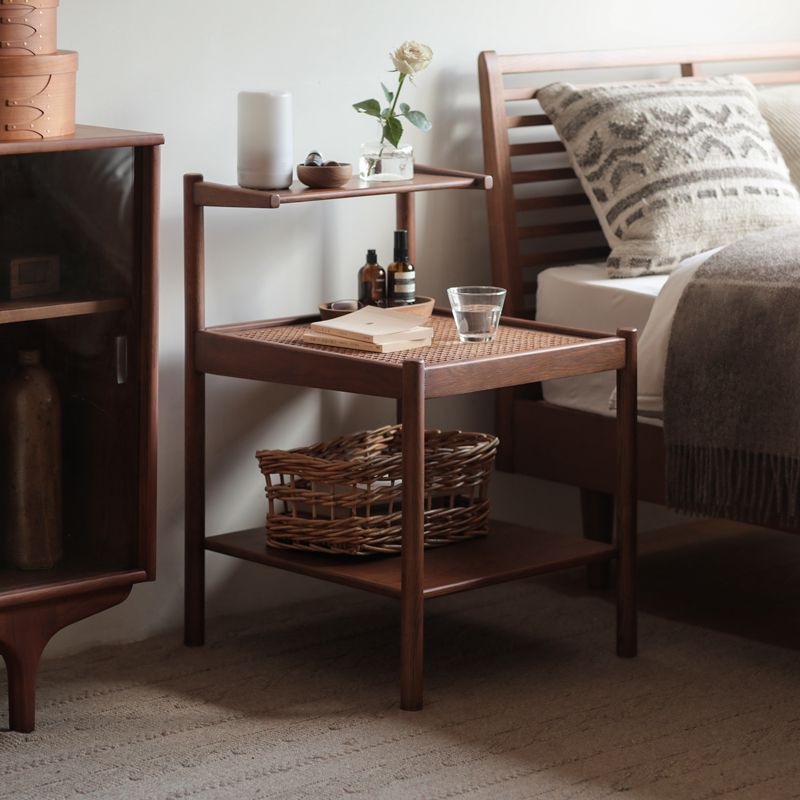 楽天市場】ナイトテーブル RattanMix／RD ヴィンテージレッド 北欧