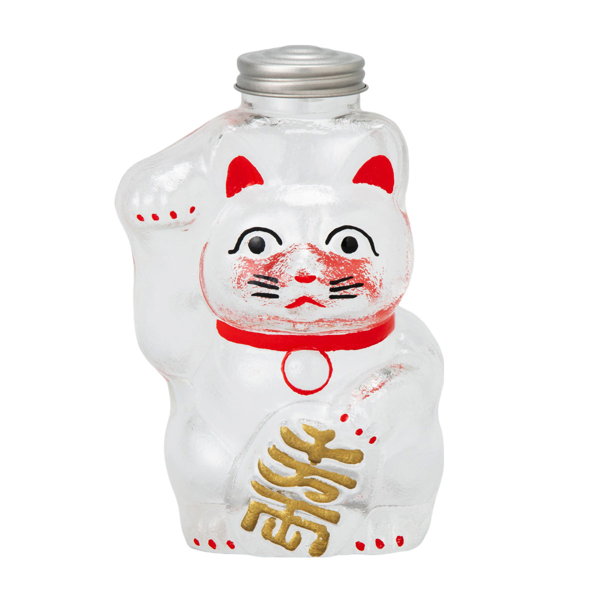 楽天市場】招き猫 菓子びん（小）グラス 大正浪漫 | 東京都/廣田硝子