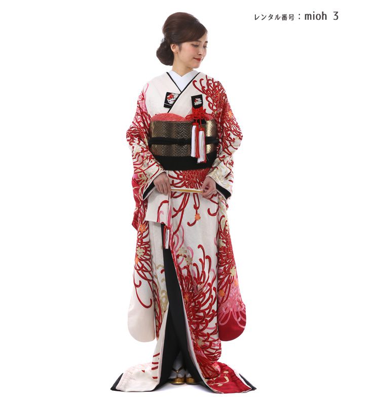 楽天市場】引き振袖レンタル mioh_3 結婚式 和装 花嫁着物 貸衣装 フル