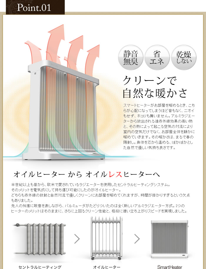 インテリアショップ roomy バルミューダ スマートヒーター smartheater
