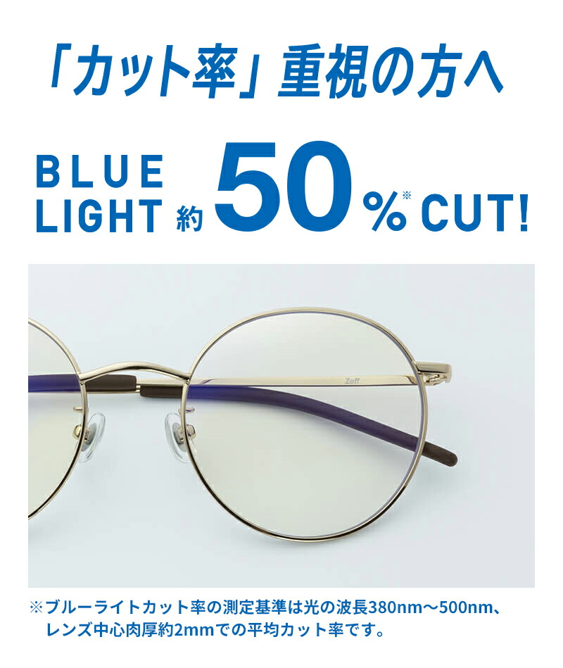 楽天市場】|ブルーライトカットレンズ（約50％カット）交換代金【155SP