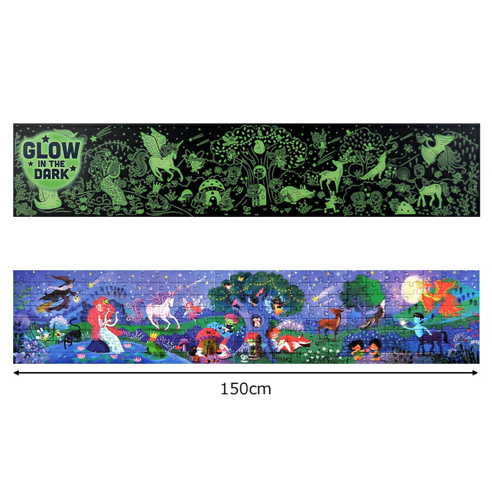 楽天市場】ハペ マジックフォレスト パズル 蓄光 200ピース 150×30cm
