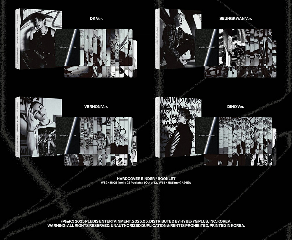 SEVENTEEN セブンティーン 'HAPPY BURSTDAY' / 5th Album (DAREDEVIL