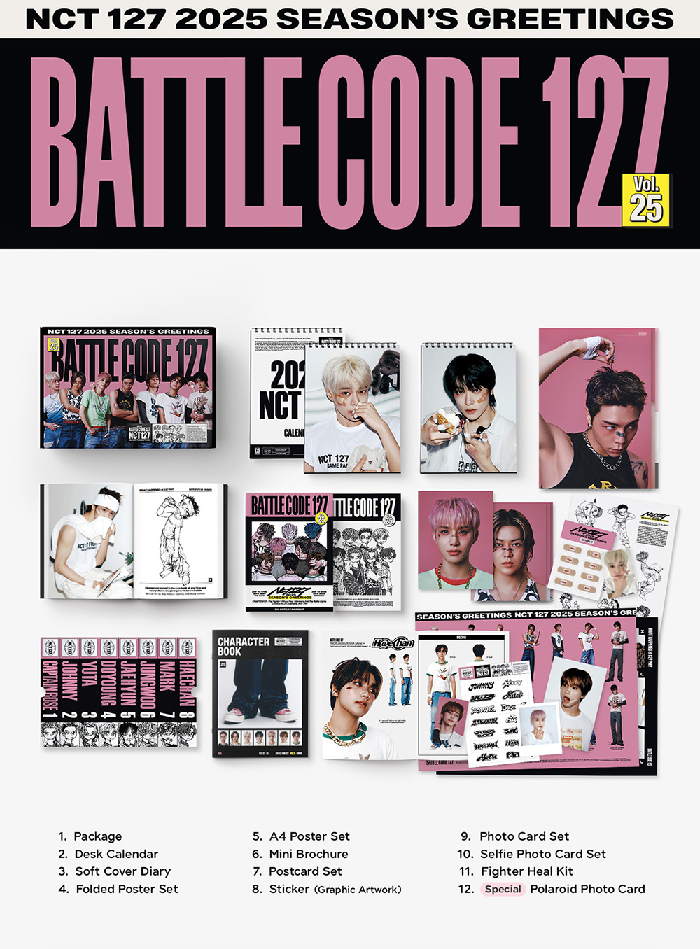 NCT 127 - 2025 SEASON'S GREETINGS シーズングリーティング