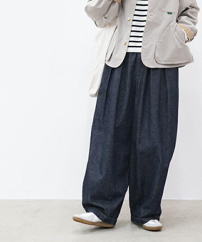 A11801]HARVESTY(ハーベスティ) 10ozデニムサーカスパンツ/ワン