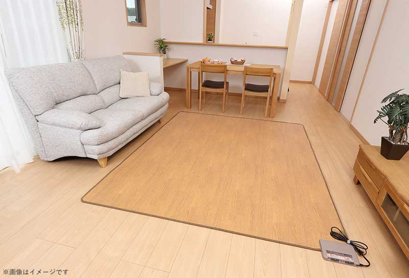ユアサプライムス.com｜木目フローリングホットカーペット3畳 WHC
