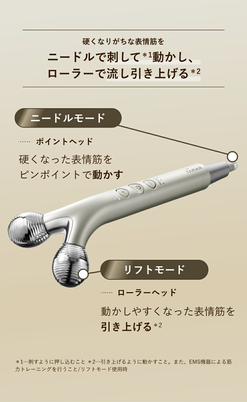 楽天市場】美顔 ポインター 美顔器 ローラー【ヤーマン公式】《WAVY