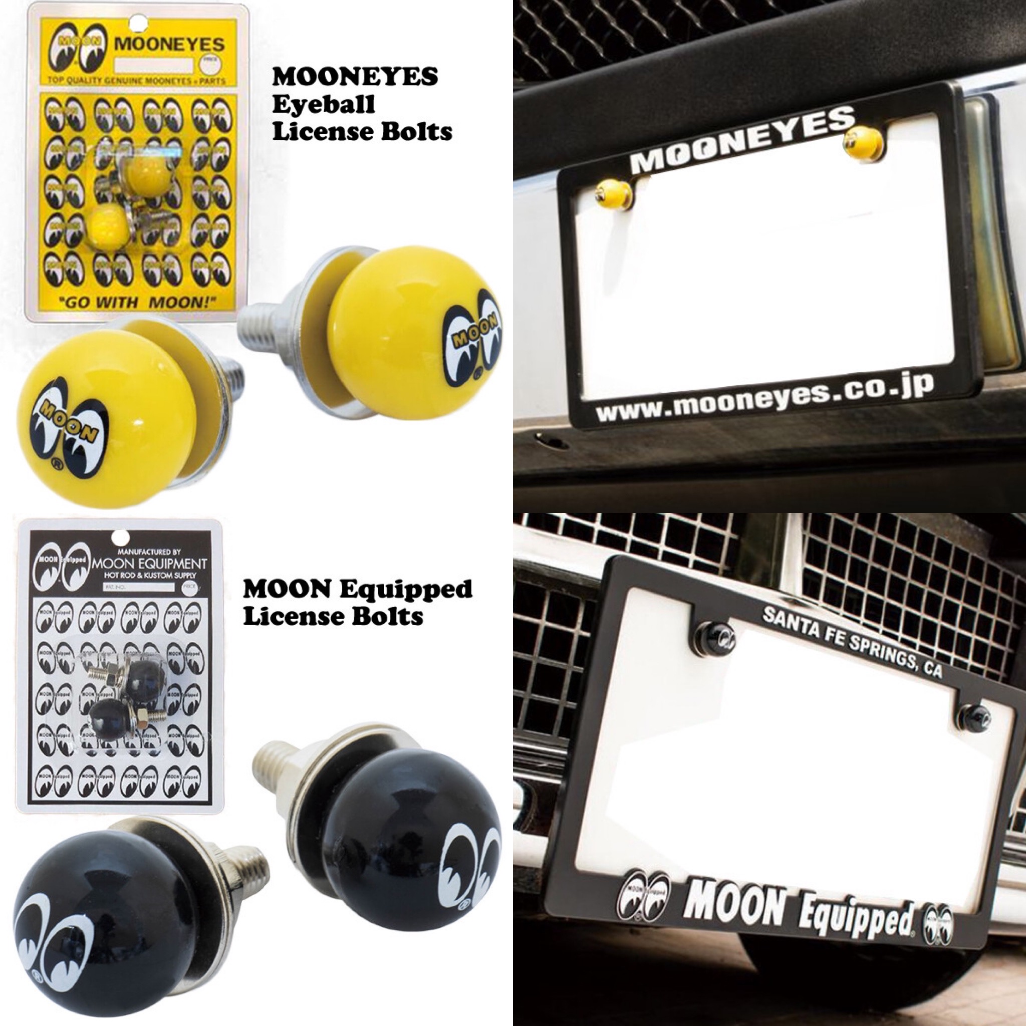 楽天市場】【スピード出荷】MOONEYES アイボール ライセンス ボルト 2