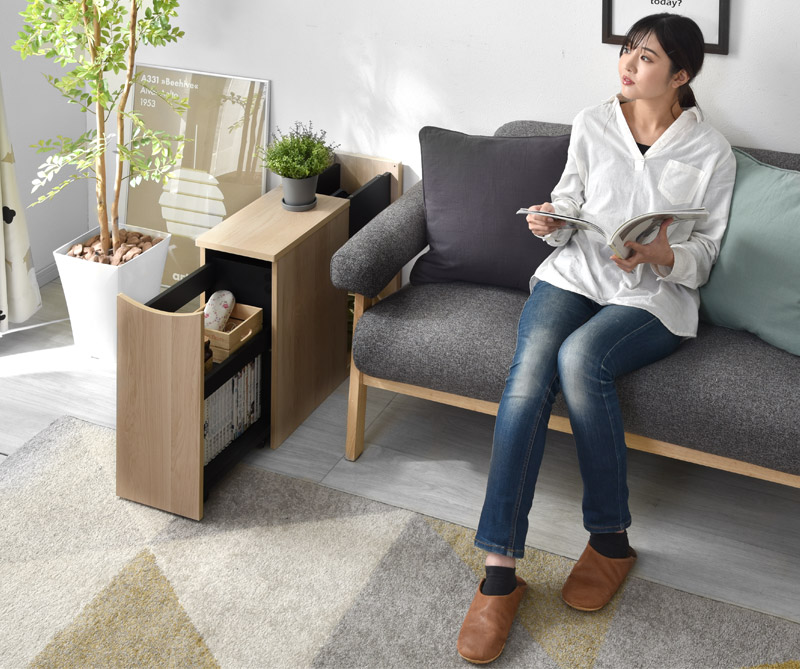 ソファサイドストレージ イプシロン 【71-100005】｜激安アウトレット