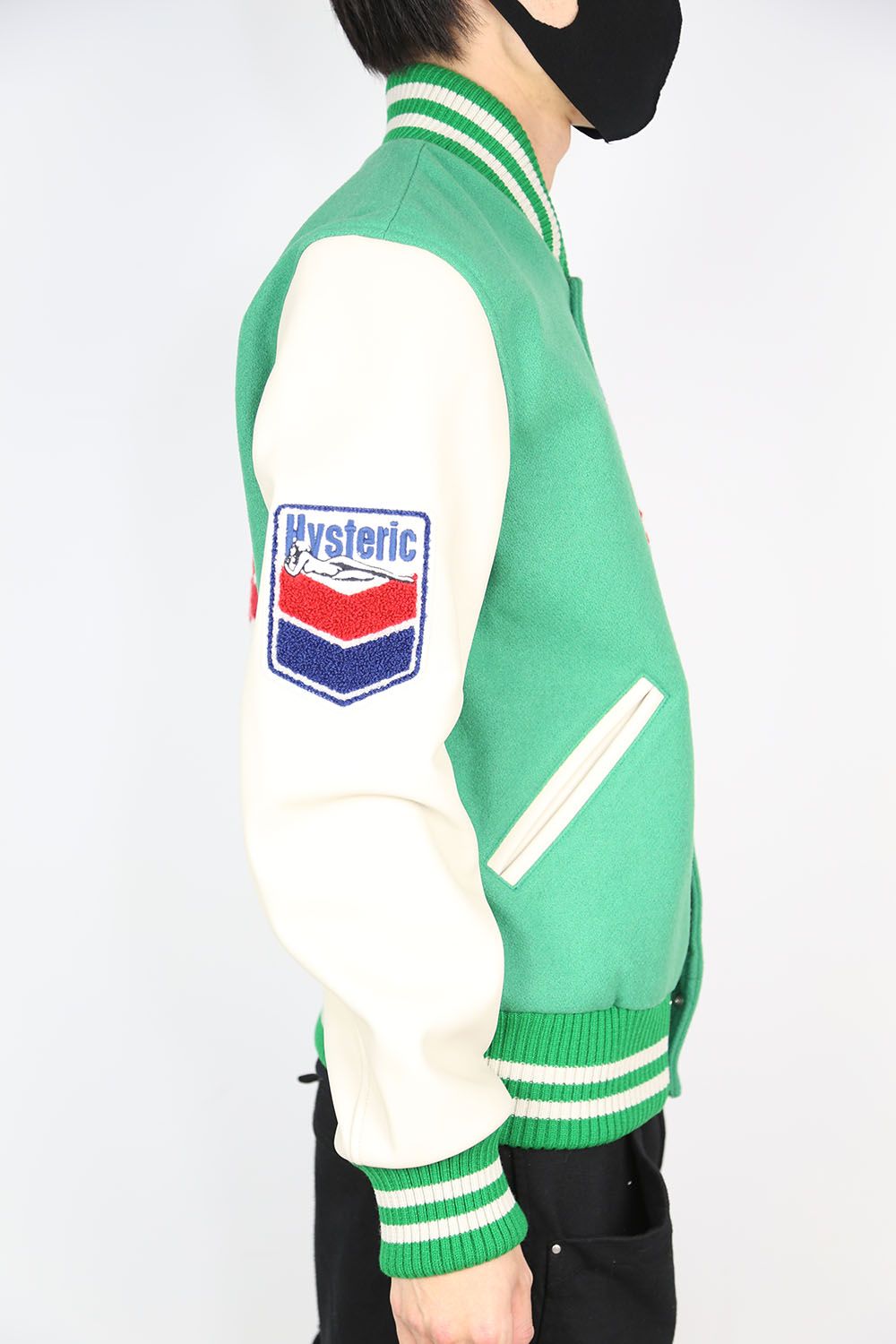 HYSTERIC GLAMOUR - VIXEN GIRL刺繍 ヴァーシティジャケット