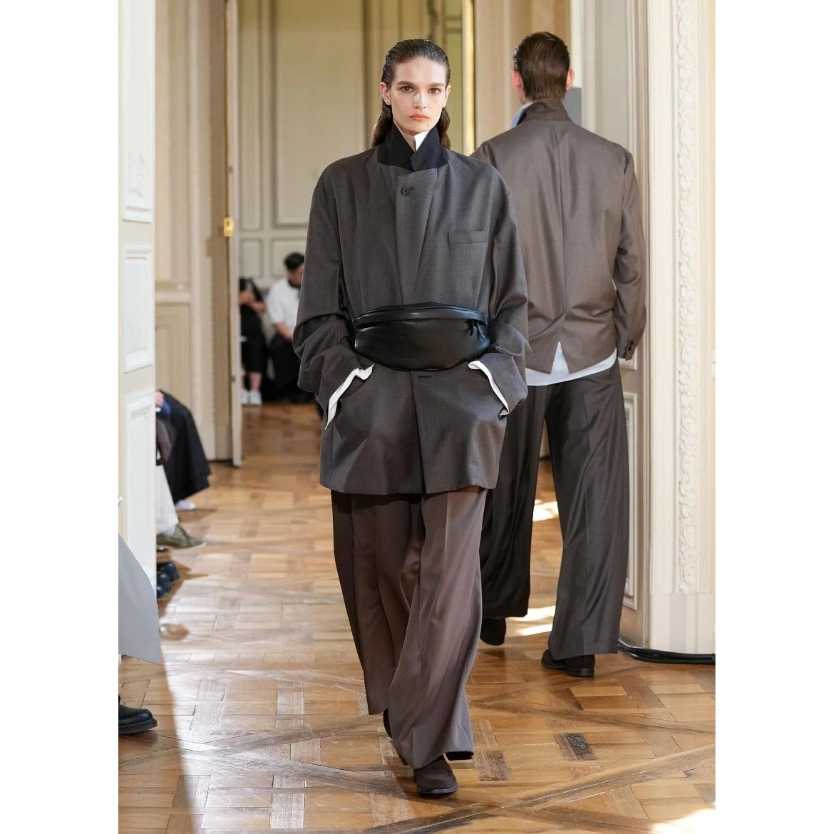 ssstein - 【残り一点】Extra Wide Trousers(2/90 WOOL GABARDINE