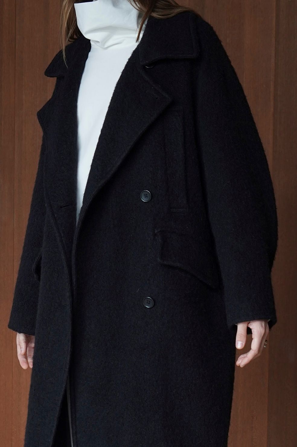 CLANE - コクーン オーバー コート - SHORT SHAGGY COCOON OVER COAT