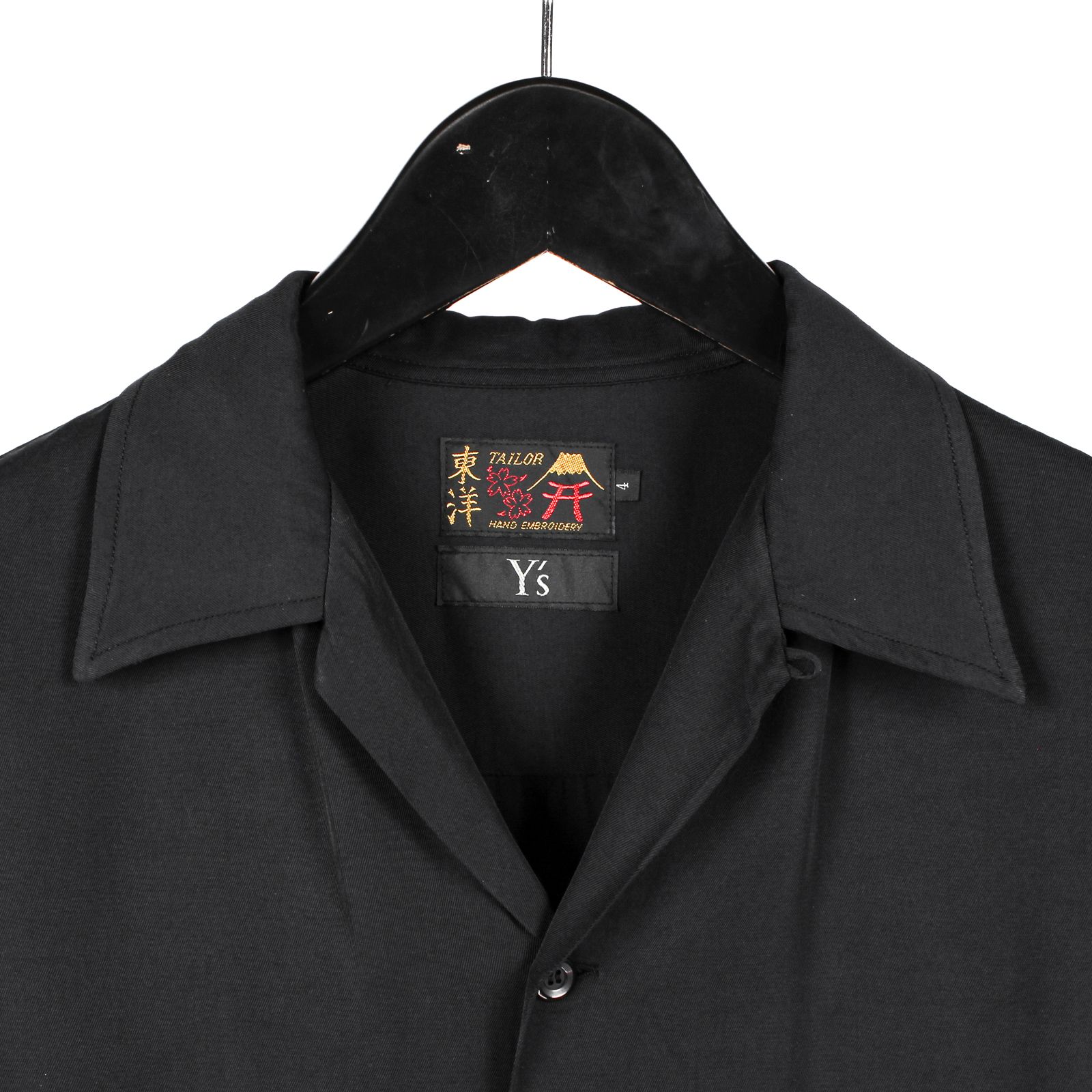 yohji yamamoto - Y's | Y's - SUKASHIRT / 刺繍シャツ / ブラック