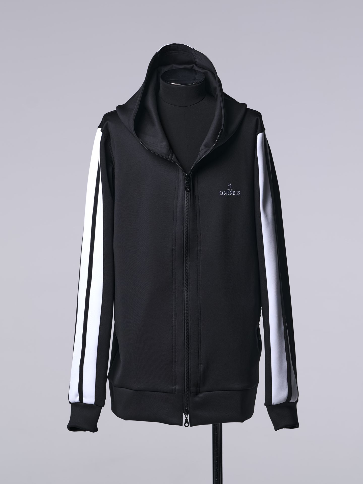 THE ONENESS - HoodieJersey / ジャージブルゾン / ブラック | BRYAN