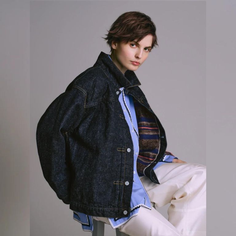 New Manual - #018 LV T-BACK JACKET WITH COTTON LINER ONE-WASHED