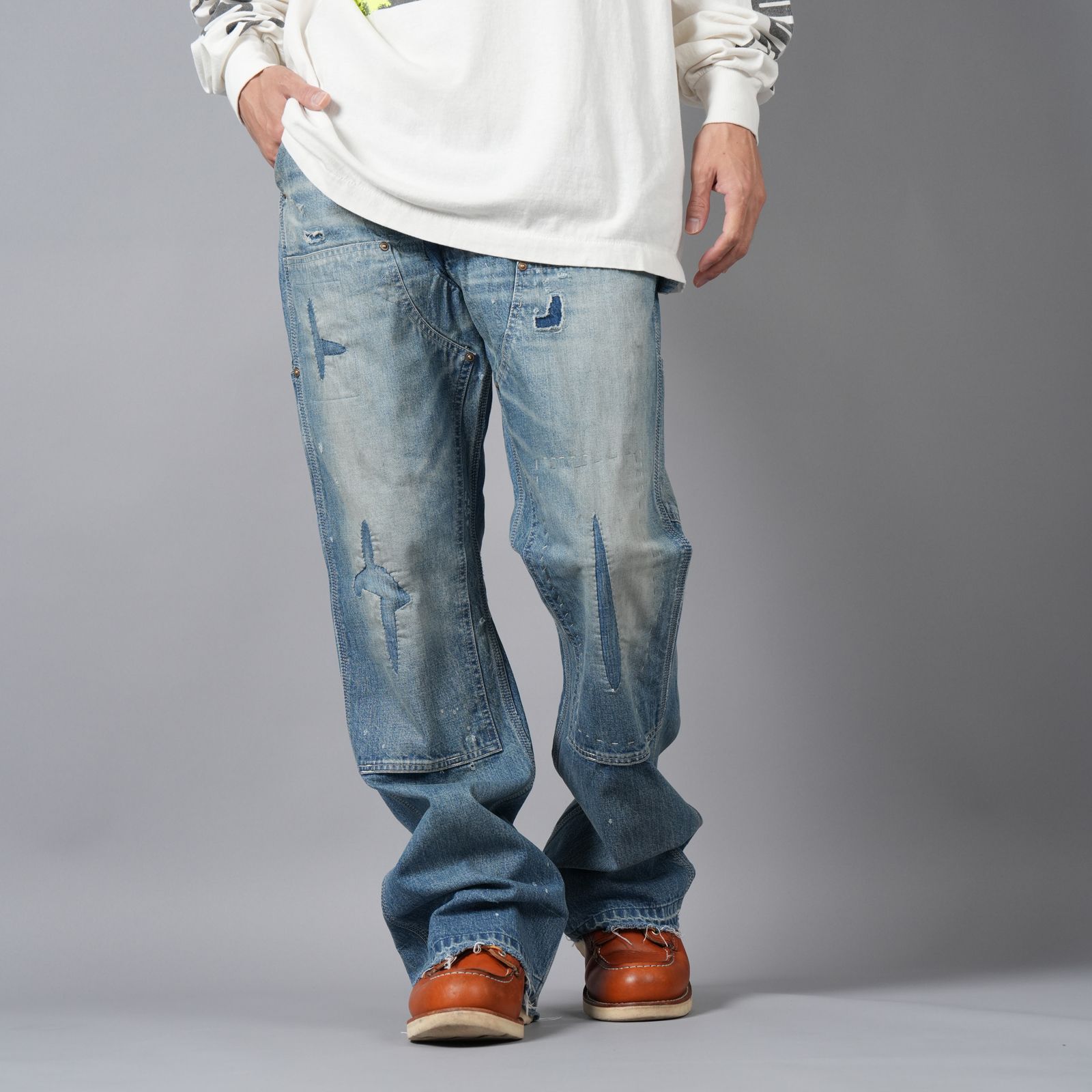 SAINT M×××××× - 【ラスト1点】SM-YS1-0000-066 / DOUBLE KNEE / DENIM