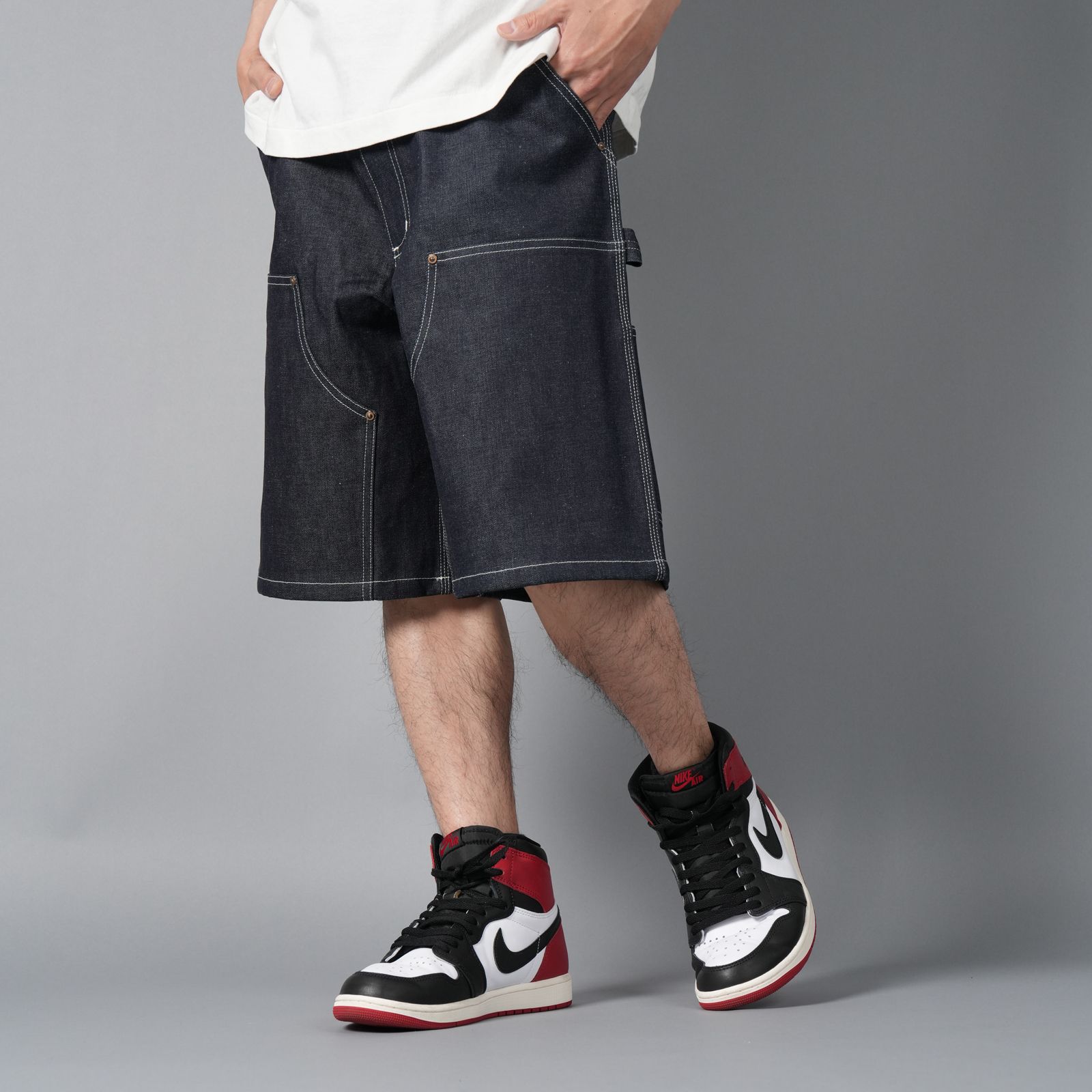 SAINT M×××××× - 【ラスト1点】SM-HR8-0000-074 / DOUBLE KNEE SHORTS