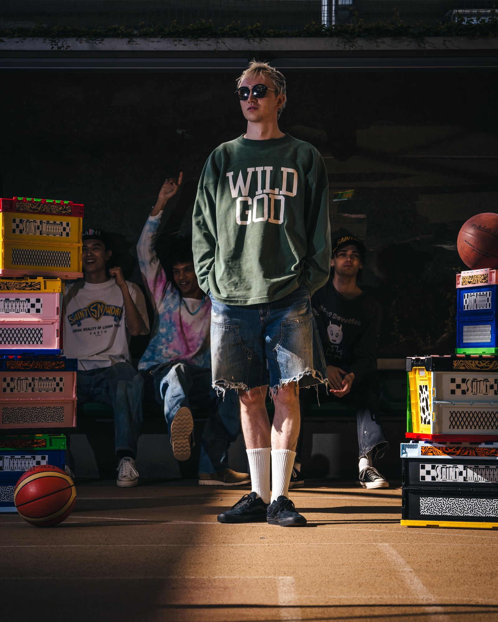 SAINT M×××××× - SM-MK8-0000-056 / FOOTBALL SWEAT / WILD GOD