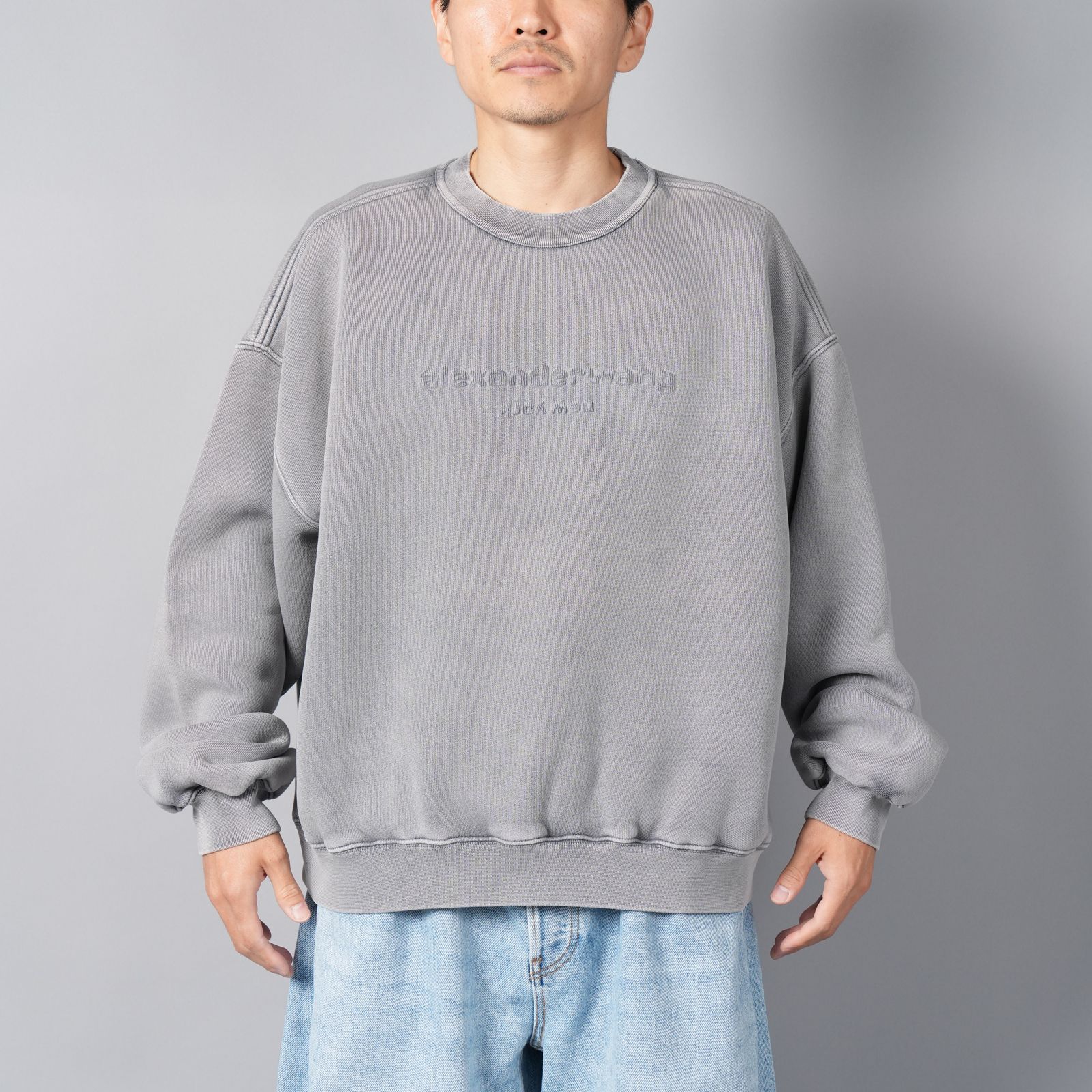 alexander wang - 【ラスト1点】BI-COLOR ACID SWEATSHIRT WITH