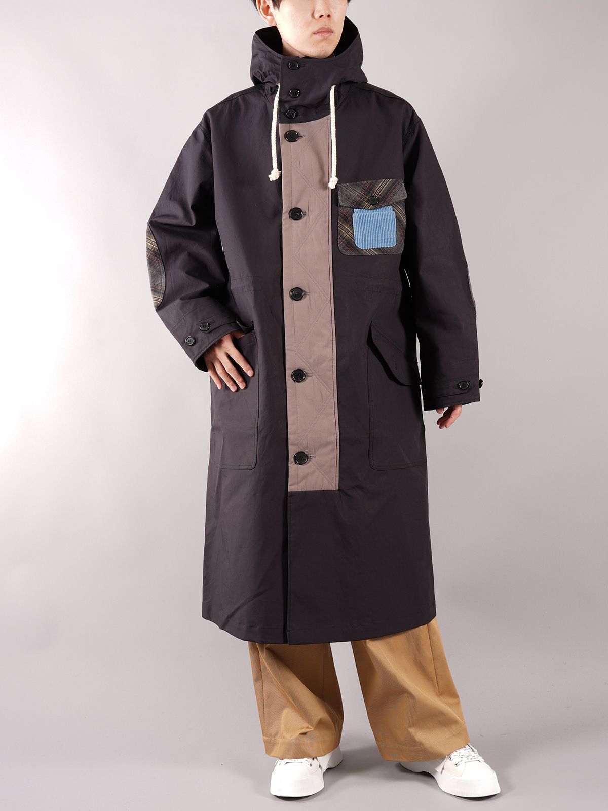 JW ANDERSON - ラスト1点 / LONG PARKA / ロングパーカ (グリーン