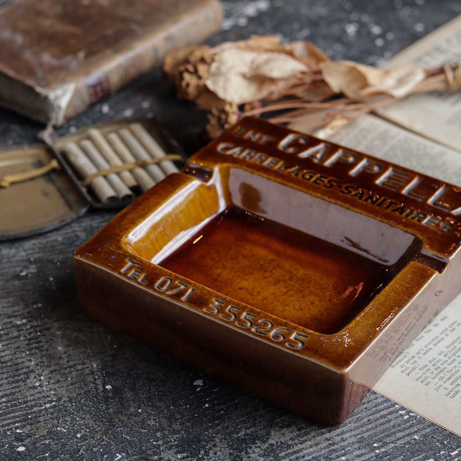 CAPPELLA 灰皿 タイル屋 1950s フランス | corne/コルネ