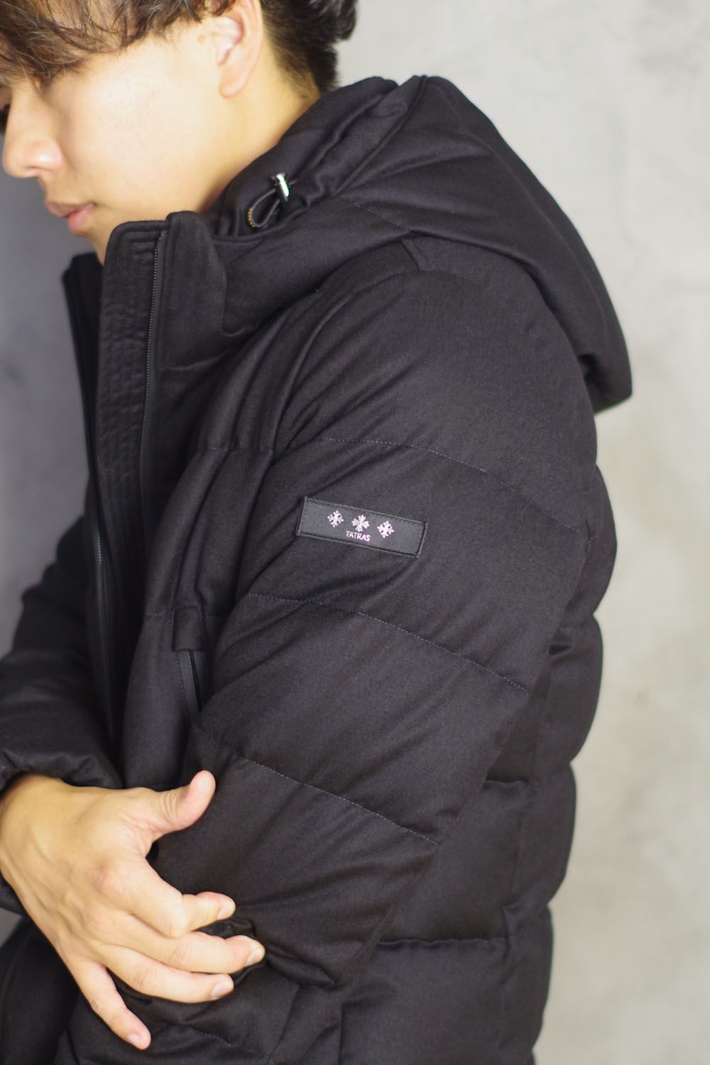 TATRAS - AGORDO (アゴルド) / ウール フーデッド ダウンジャケット