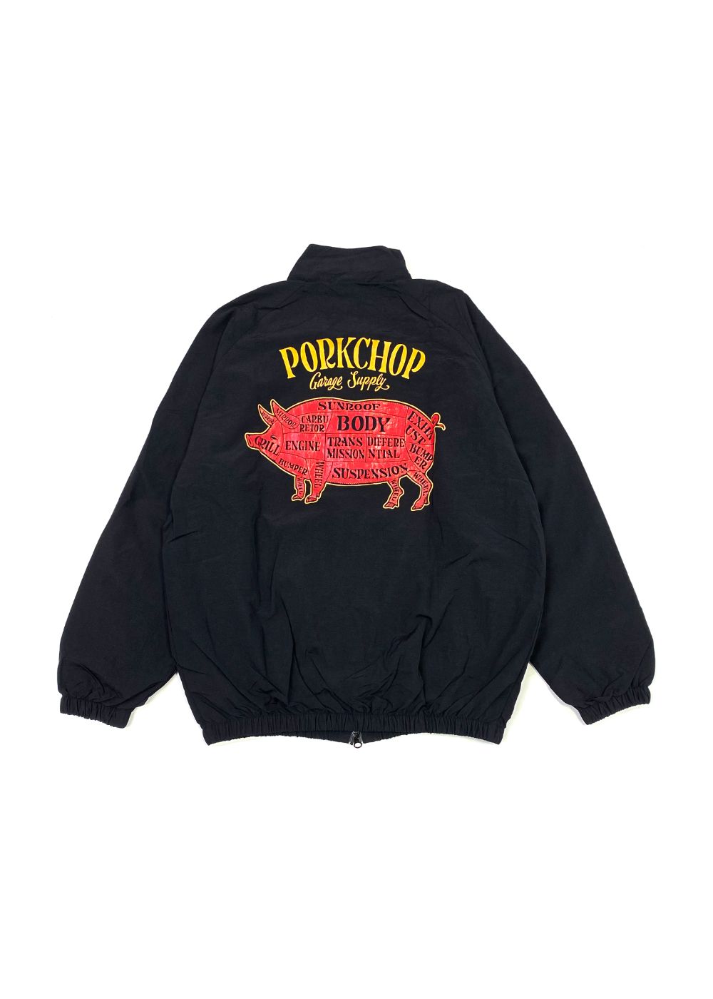 PORKCHOP GARAGE SUPPLY - PORK BACK NYLON JKT (NAVY) / ポークバック
