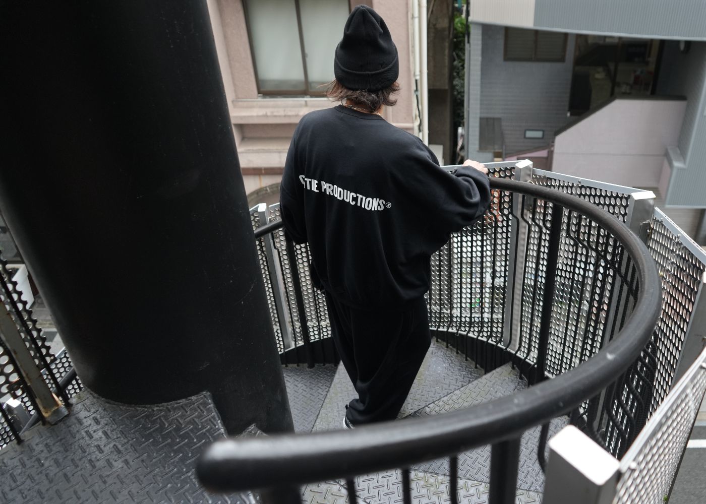 COOTIE PRODUCTIONS - SET UP STYLE / Dry Tech Oversized Sweat Crew