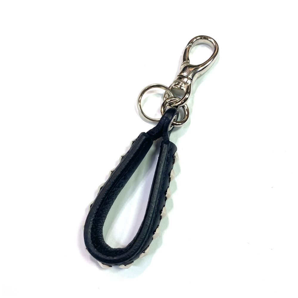 小物 CALEE STUDS LEATHER KEY RING CALEE - STUDS LEATHER ASSORT KEY RING <TYPE 1 > (BLACK A