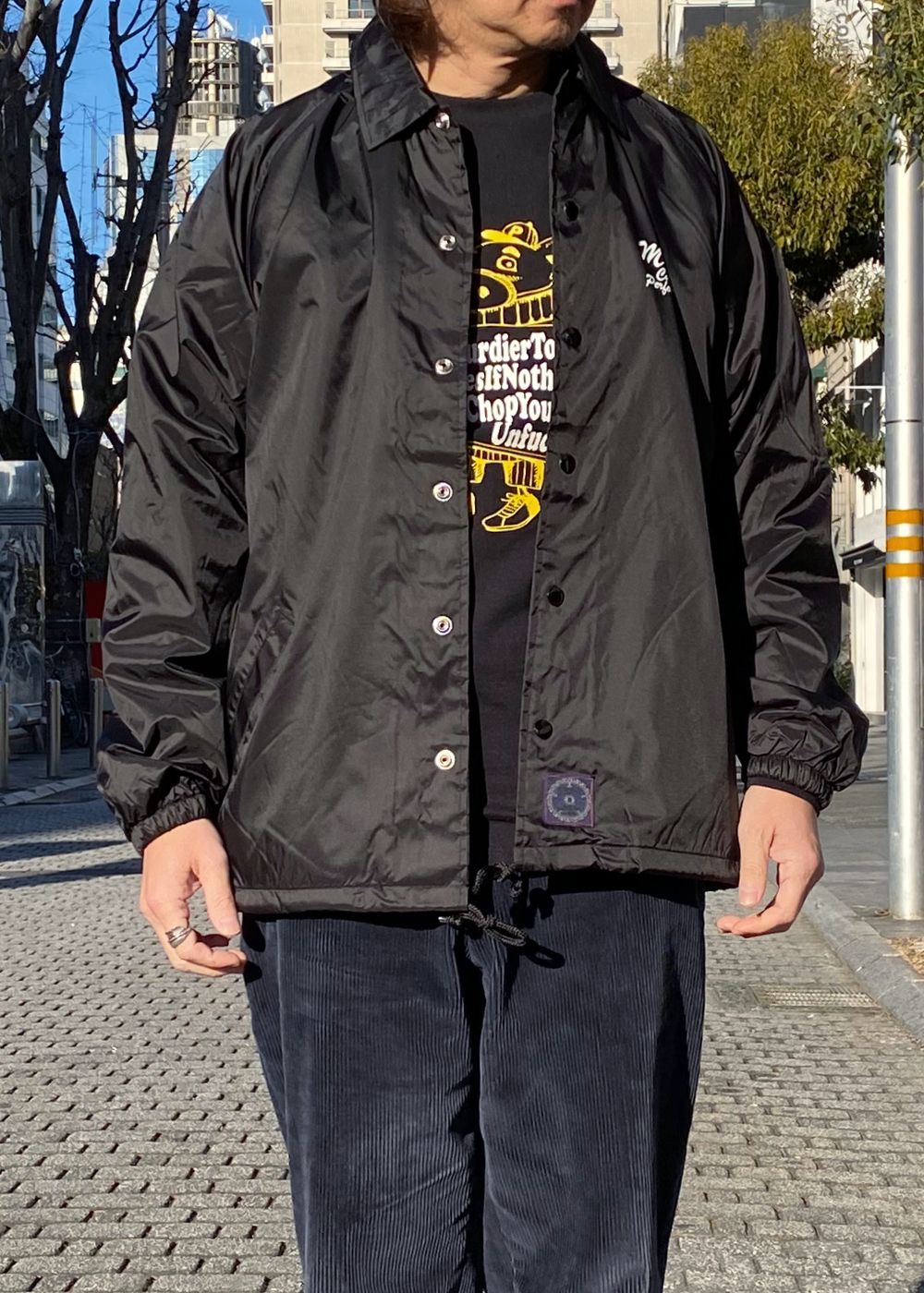 M&M CUSTOM PERFORMANCE - BOA COACH JACKET (BLACK) / ボア ライナー