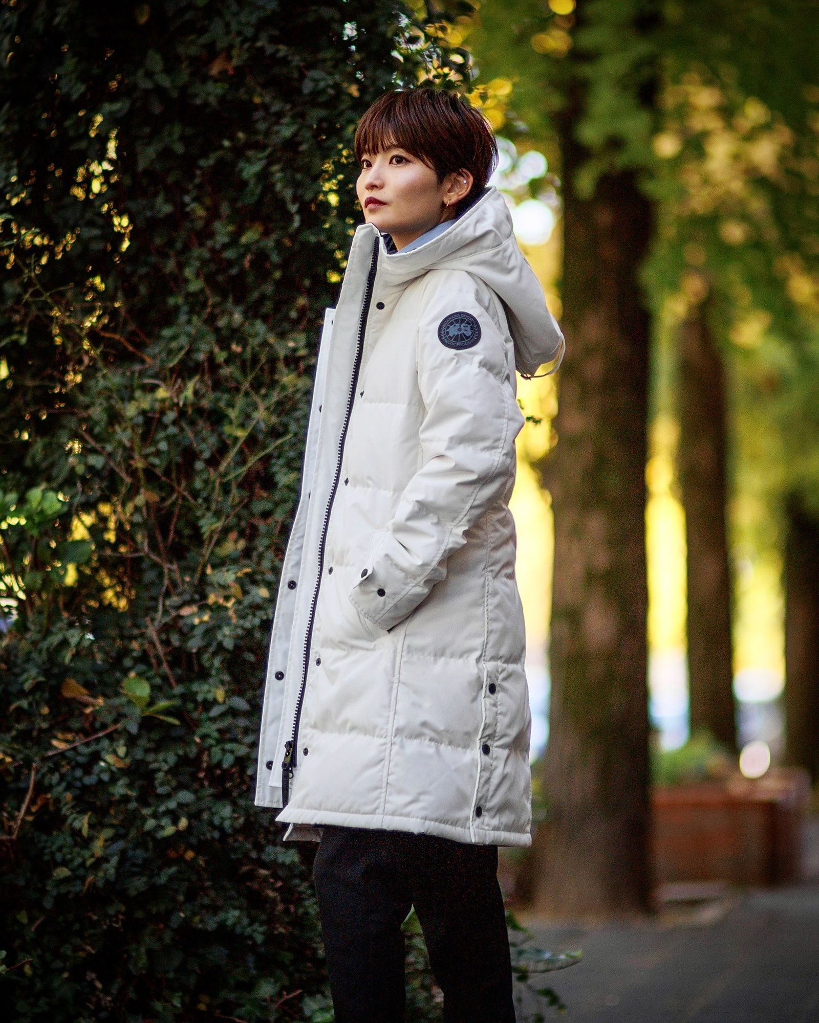 CANADA GOOSE レディース新作Shelburne Parka Black Label style