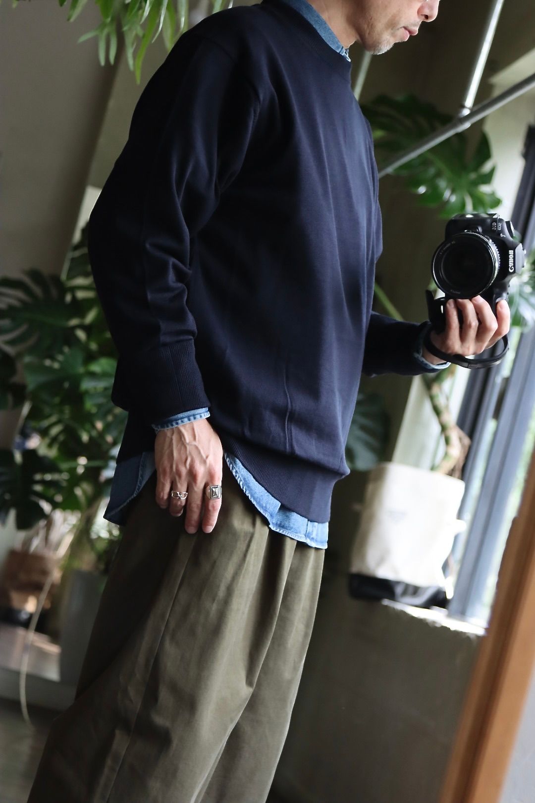 A.PRESSE - アプレッセ22FW L/S Knit T-Shirt (22AAP-03-02H)NAVY | MARK