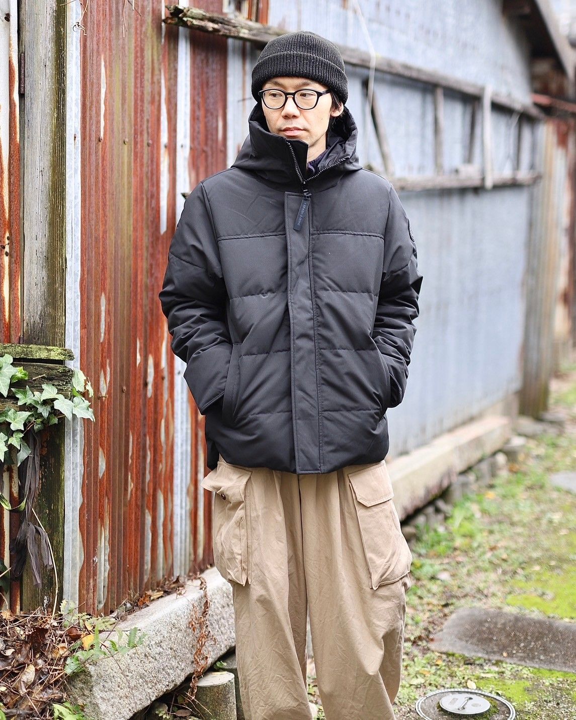 CANADA GOOSE カナダグース Macmillan Parka BLACK LABELスタイル