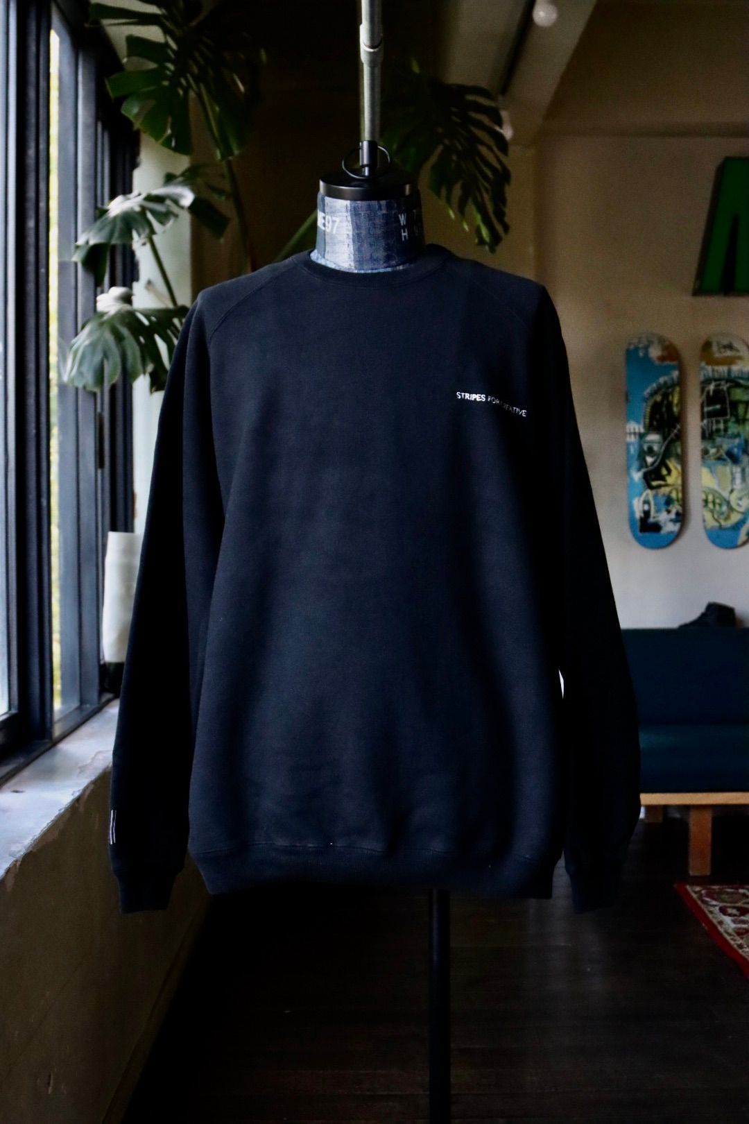 Stripes For Creative - S.F.C 23FW SFC RAGLAN CREW(SFCFW23CS03)M