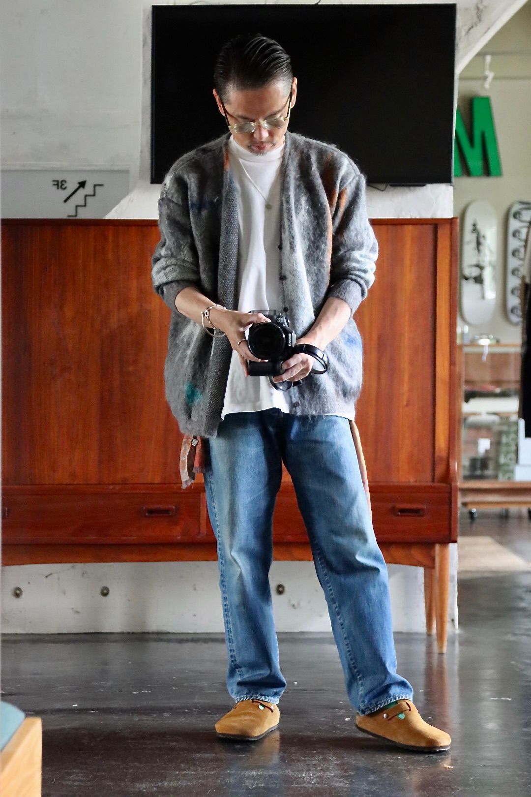 ヨーク22AW STILL JACQUARD CARDIGANスタイル.2022.9.6. | 2740 | MARK