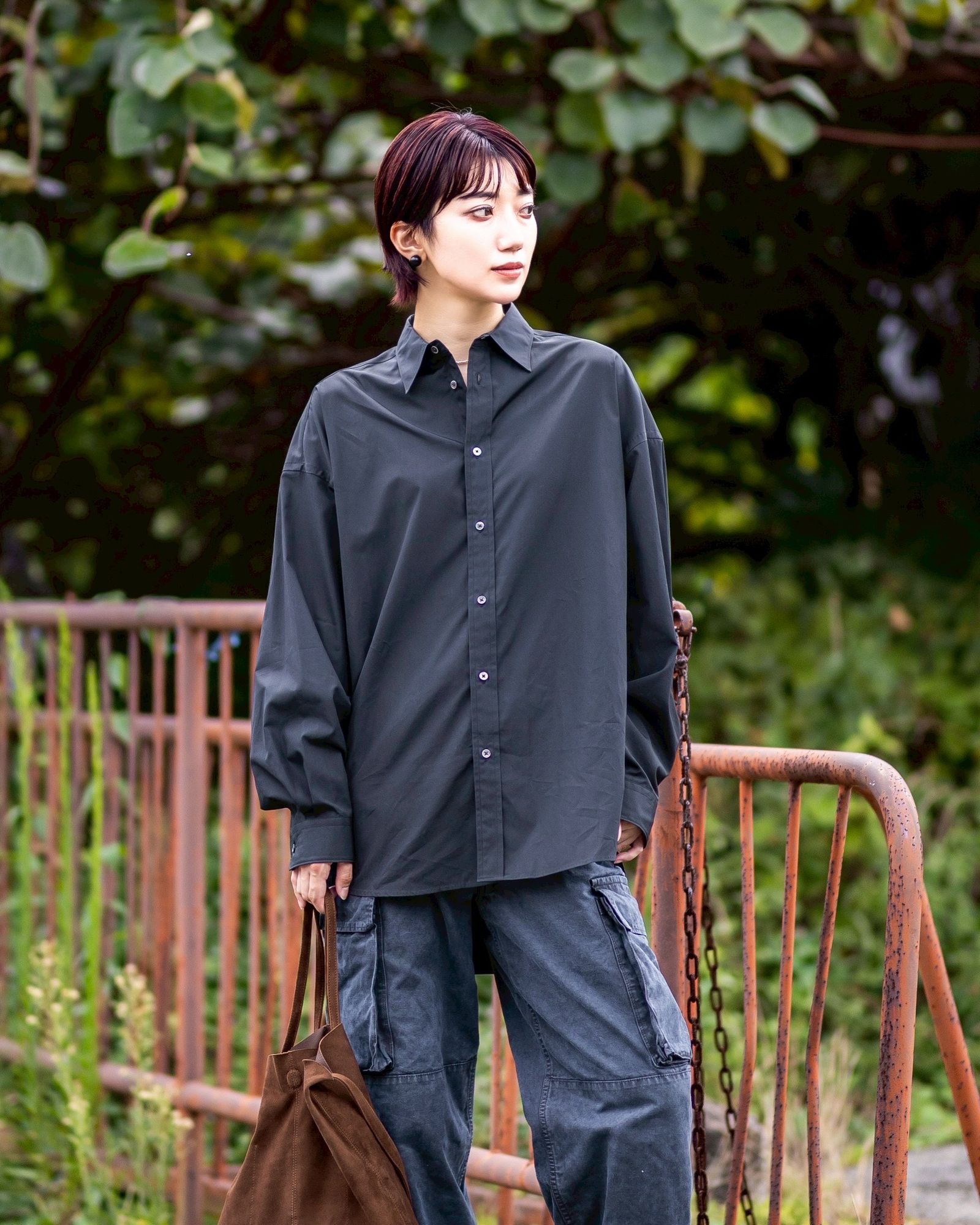 Graphpaper - Graphpaper 25AW Women's High Count Broad L/S