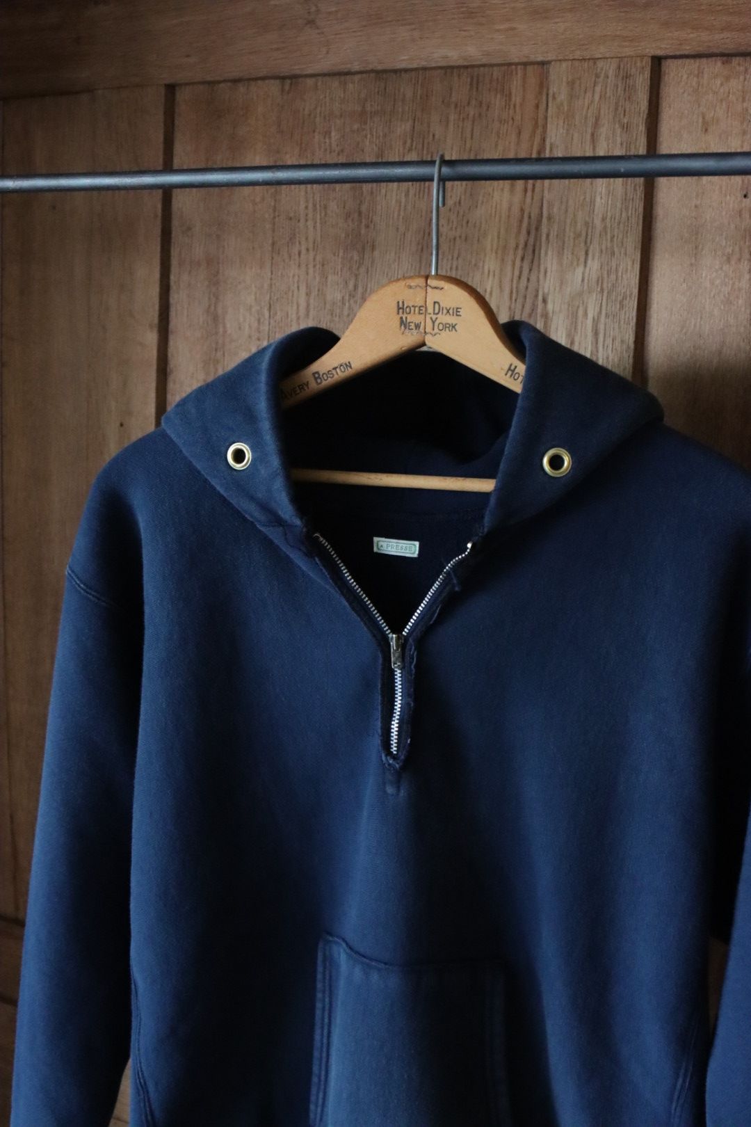 A.PRESSE - アプレッセ24SS Vintage Half Zip Sweat Hoodie(24SAP-05