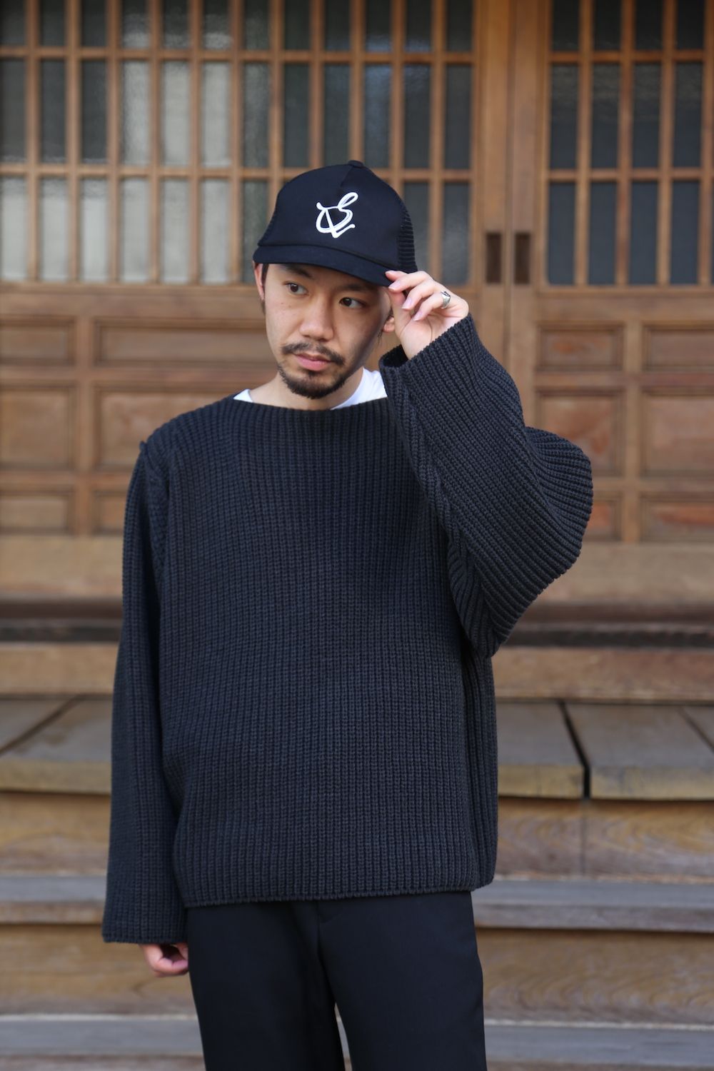 sulvam Slit over knit