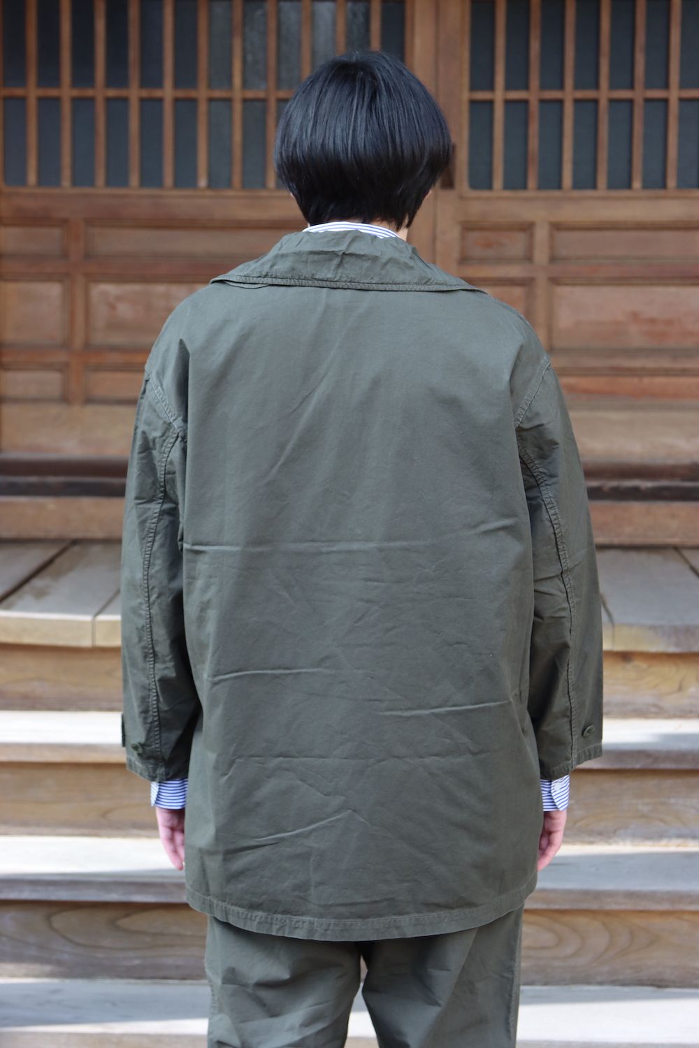FreshService OVERDYED LEFT TWILL COAT(FSW-22-CT_38) style.2022.3.5