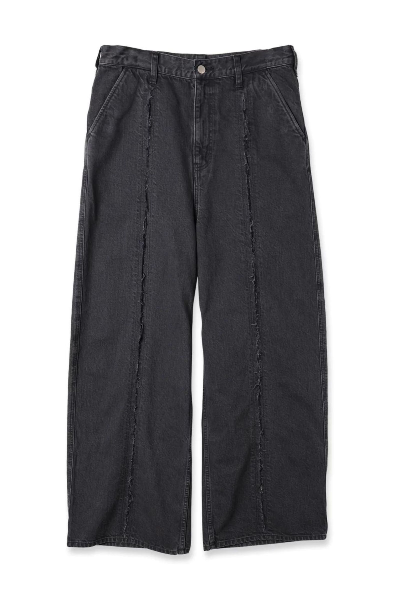 JIEDA - CUTTING WIDE DENIM | BLACK | デニム | NapsNote