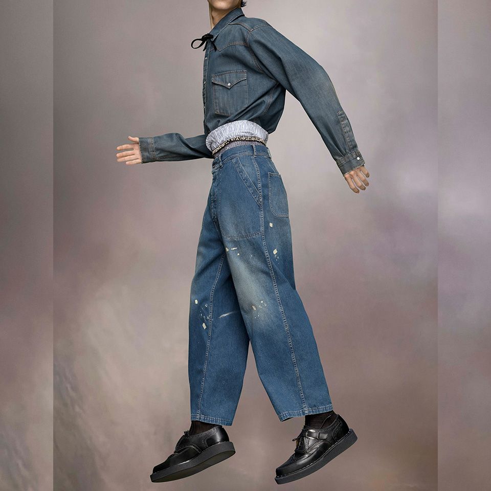 Maison Margiela - ディストレスト ジーンズ | River