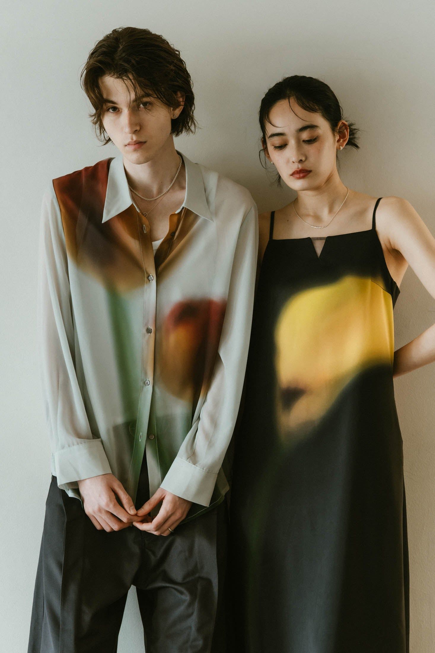 Knuth Marf - flower print sheer shirt / フラワープリントシアー