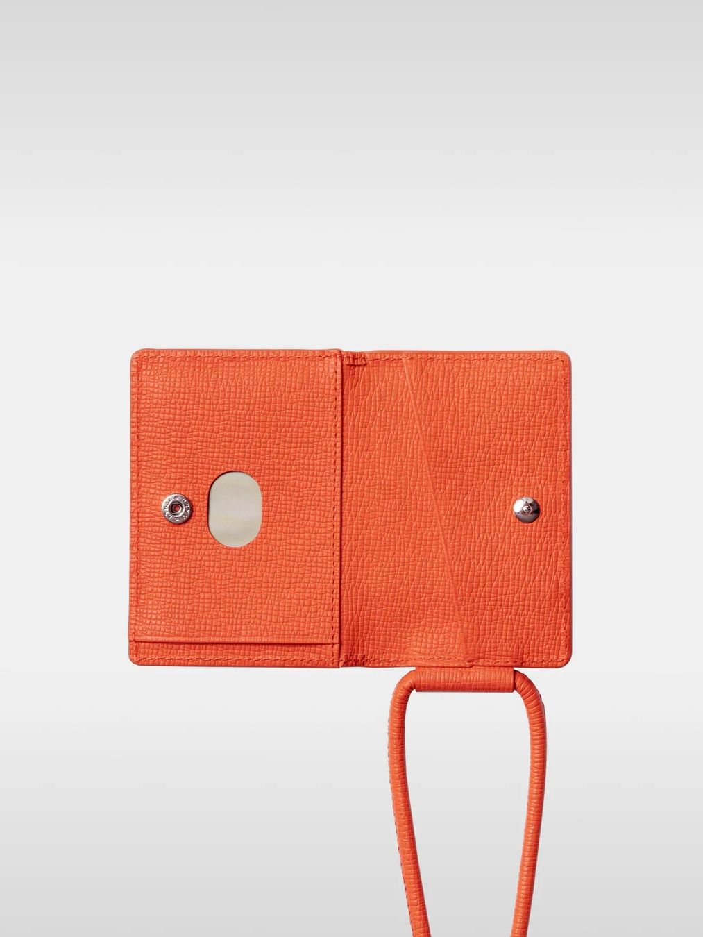 objcts.io - ストラップ付 レザー カードケース / STRAPPED ACCESORY