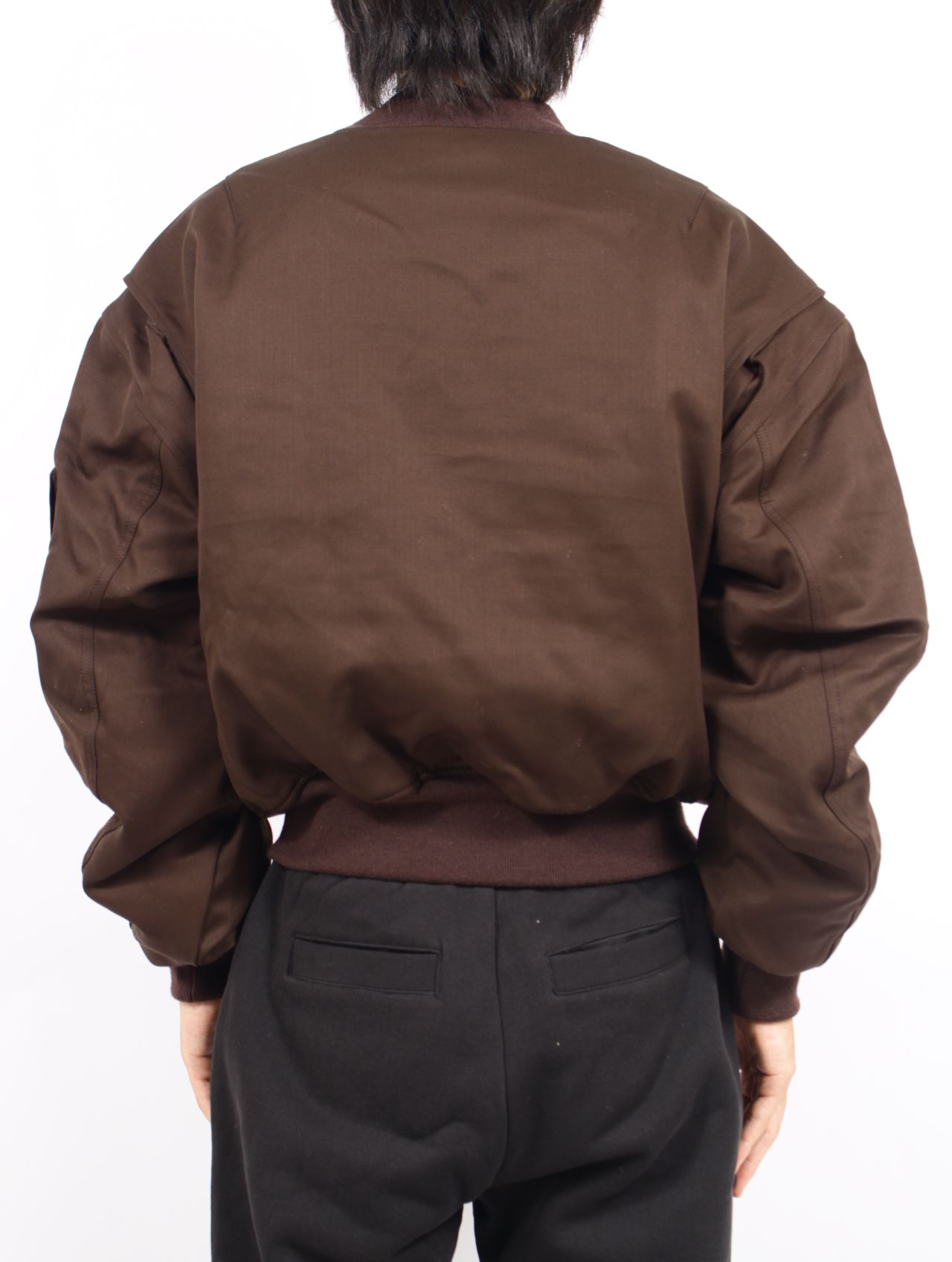 entire studios - 【25AW】クロップド ボンバージャケット / CROPPED