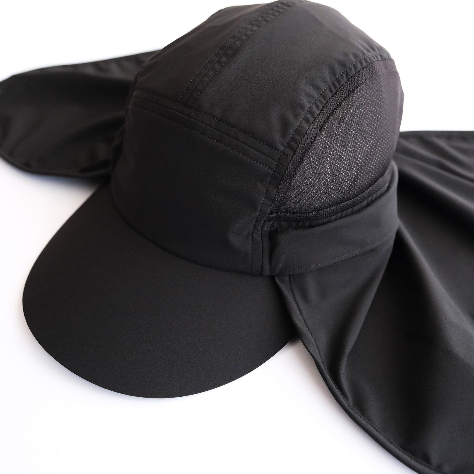 COMESANDGOES - Sun Shade Mesh Cap -キャップ-（Black / ブラック