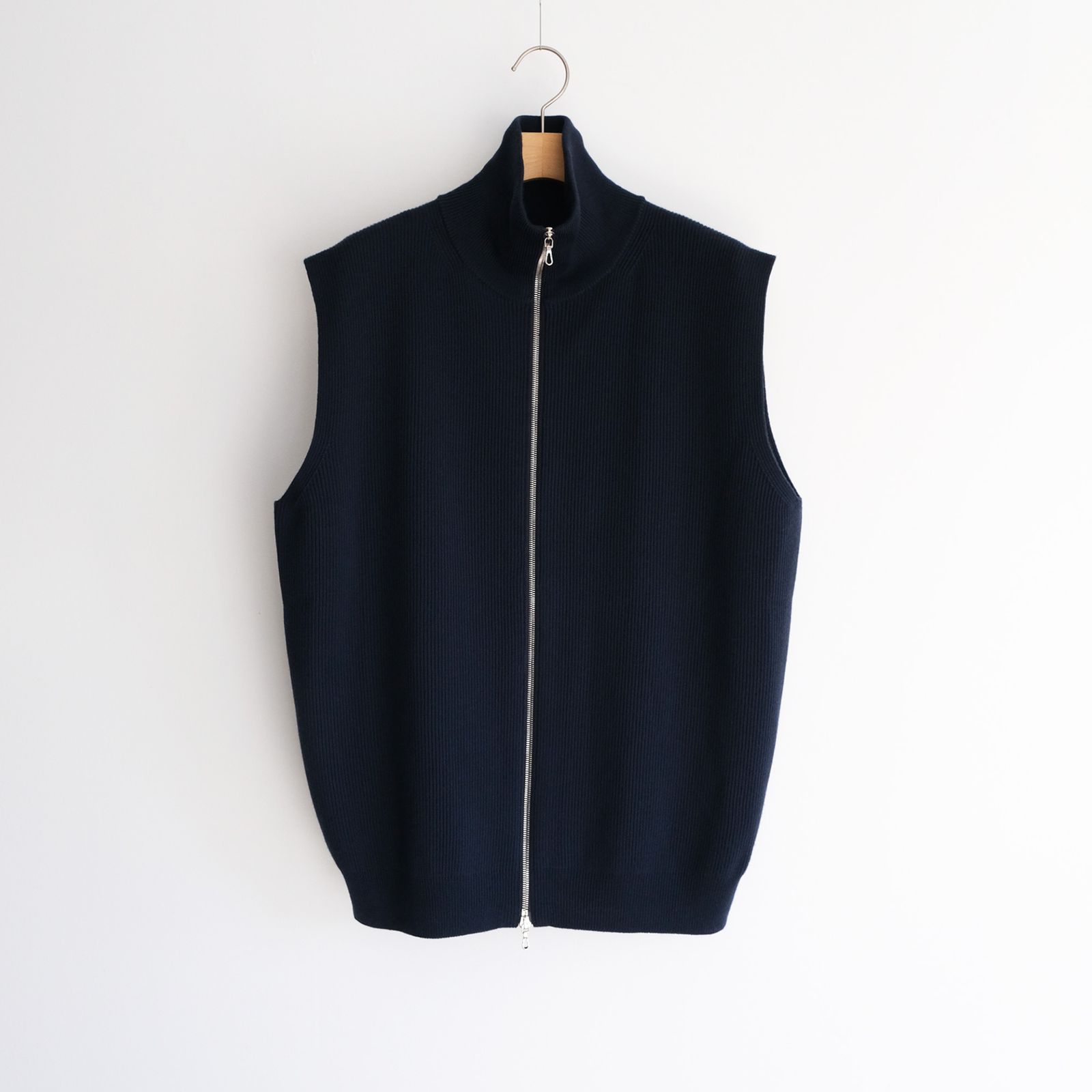 Graphpaper - Hight Density Drivers Knit Vest -ニット-（Navy