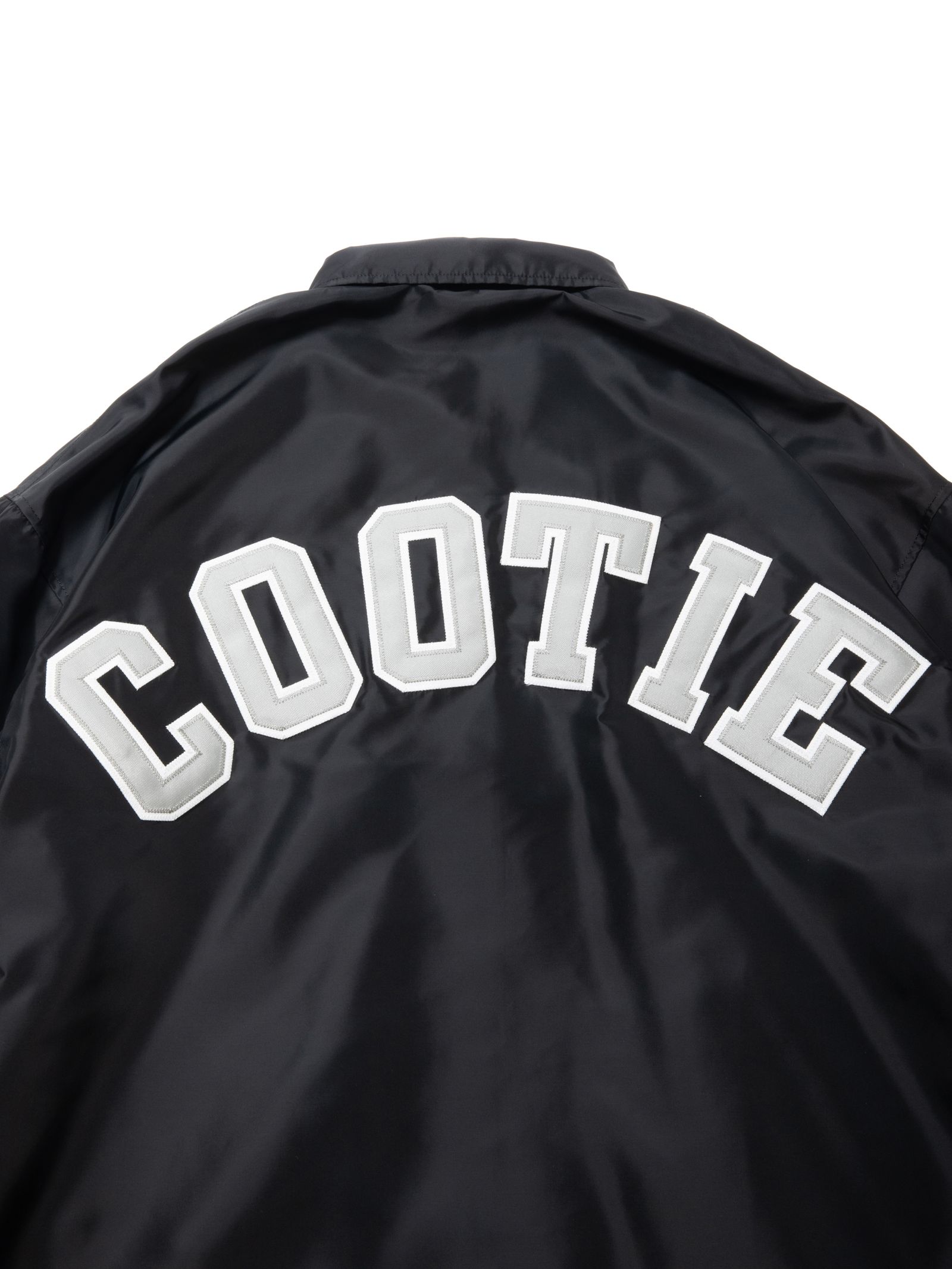 COOTIE PRODUCTIONS - Nylon Coach Jacket / BLACK / コーチジャケット