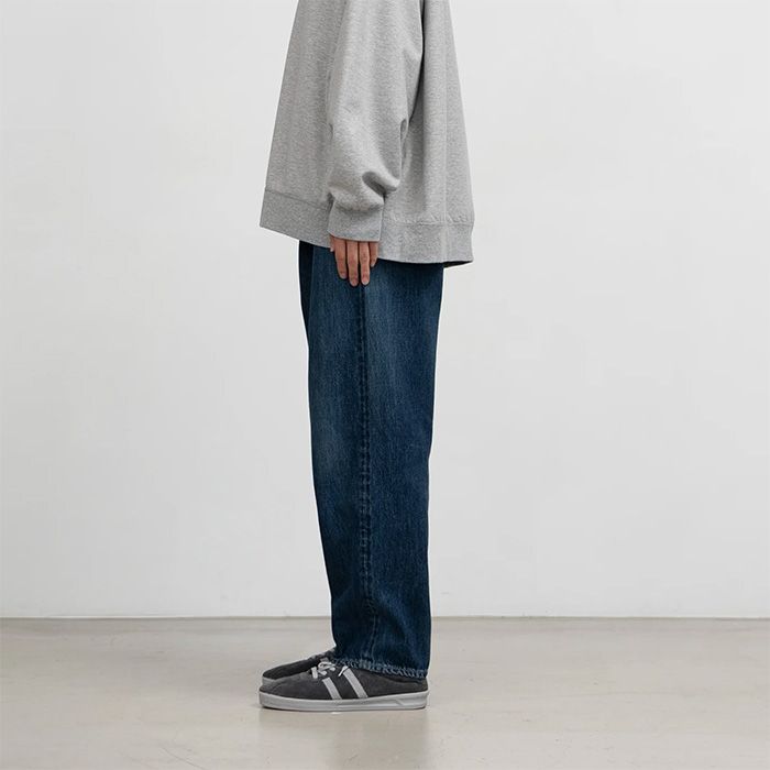 Graphpaper - Selvage Denim Two Tuck Tapered Pants -LIGHT FADE